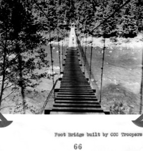 Foot Bridge Built by CCC