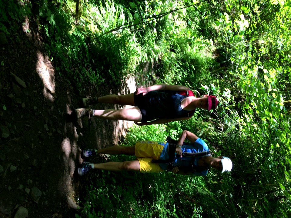 hikers on eagle creek trail