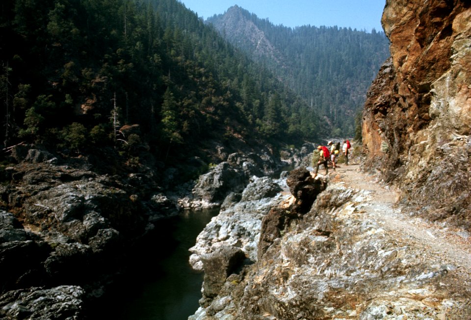Backpacking Rogue River trail