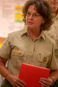 USFS Director of Fire & Aviation Management Shawna Legarza's visit to the ICP in Winthrop, WA