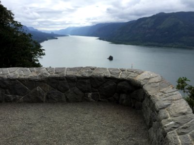 Waterfall Overlook along Cape Horn Trail. photo