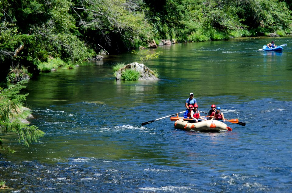 River recreation on the "Wild and Scenic" north Umpqua River