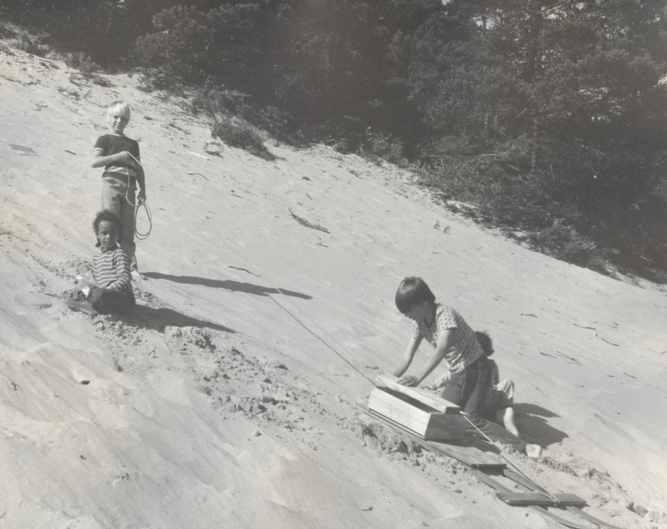 kids playing in the Sand dunes1