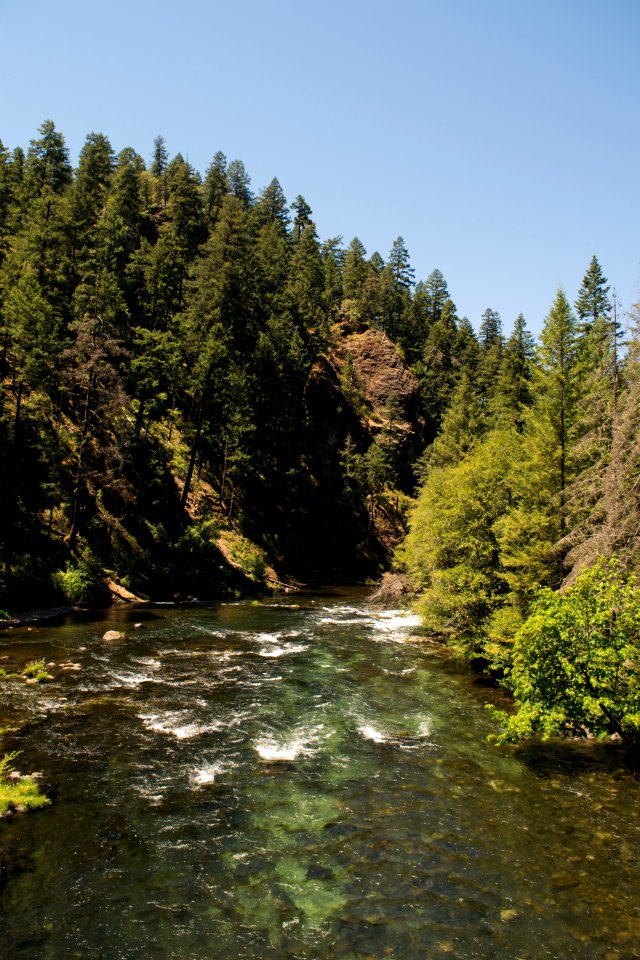 River recreation on the "Wild and Scenic" north Umpqua River photo