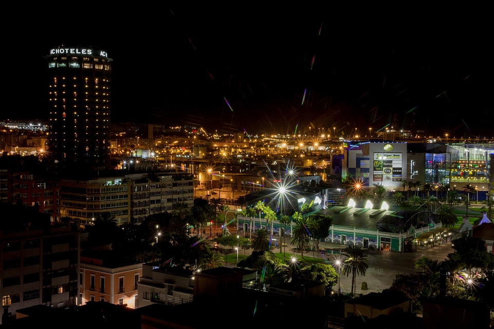 Night place lights