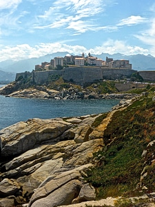 Corsica fortress landscape