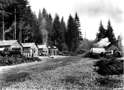340843 WPA Camp, Larch Mtn, Mt. Hood NF, OR 1936 photo