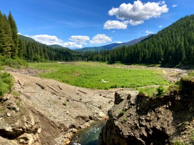 Colville NF - Sullivan Creek Mill Pond - June 2020 - View Across Valley - Starr Farrell