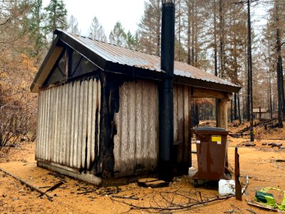 Fire damage to rec site