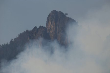 Smoke from Umpqua National Forest Fires, 2017 photo