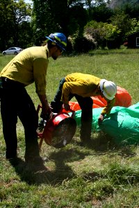 2006 Oregon Coast Guard School - Fire Shelter and Fan, Siuslaw National Forest