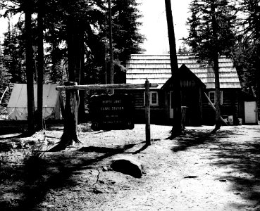 Willamette NF - Horse Lake GS Side View, OR 1969 Frear