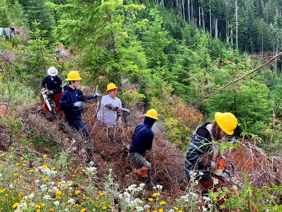 2019 Olympic Washington Conservation Corps at Sitkum