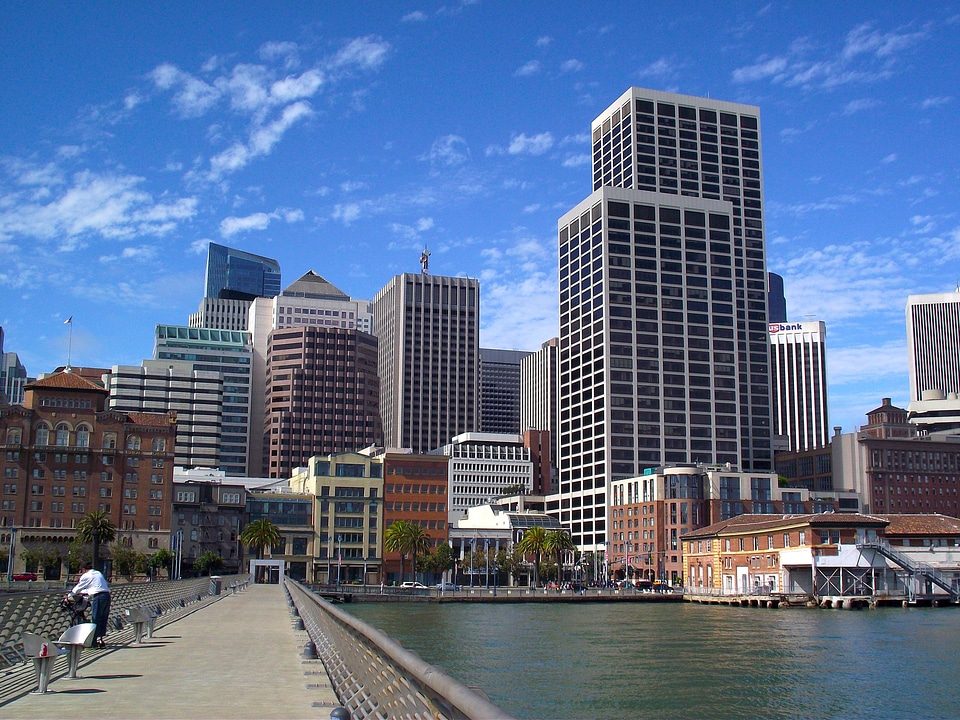 Downtown building view photo