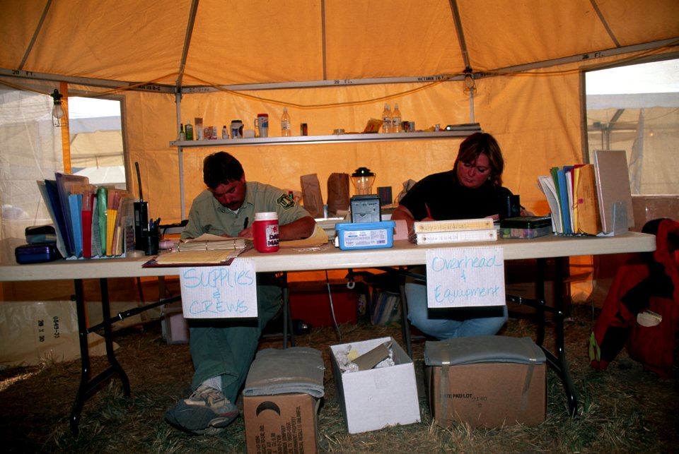 397 Ochoco National Forest Hash Rock Fire camp