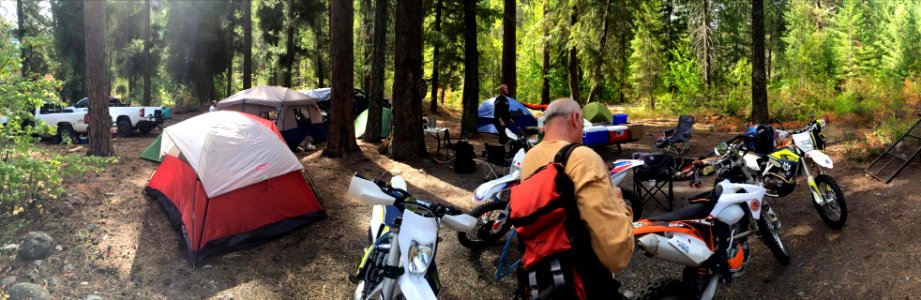 Motorcycle-campingAtFoggyDewCamp-OkaWenNFbyMasonSchuurUSFS-Sept18-2016