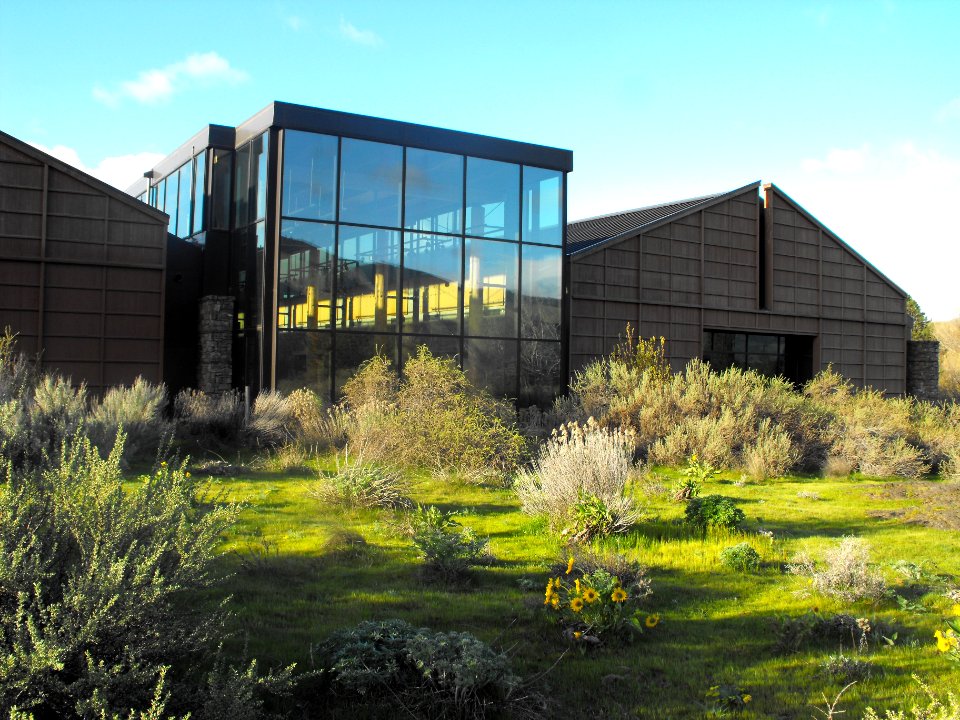 Gorge Discovery Center building. March 2016