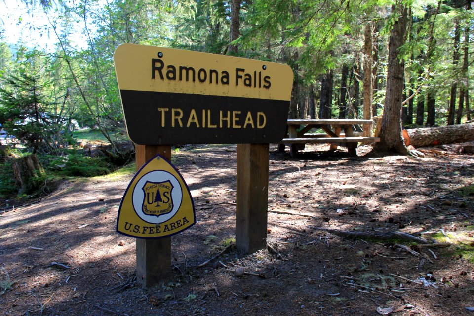 Sign Ramona  - Mt. Hood National Forest. Photos by Trent Deckard