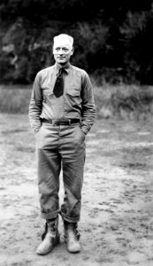 CCC Camp Sitkum Officer, OR 1933 photo