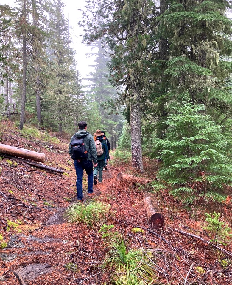 202011-GPNF-Fall hikers along the Pacific Crest Trail