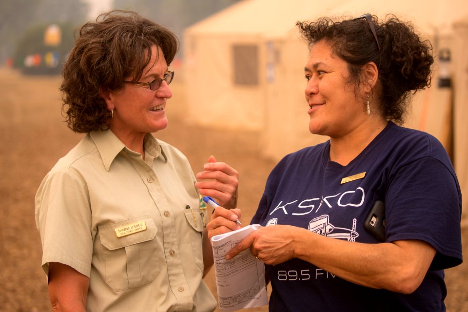USFS Director of Fire & Aviation Management Shawna Legarza's visit to the ICP in Winthrop, WA