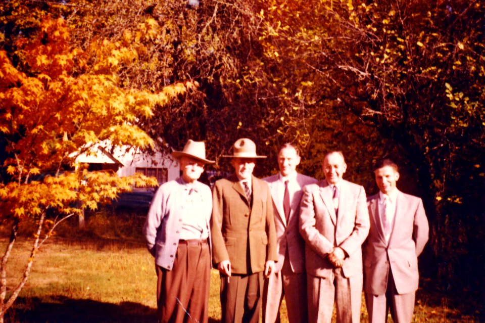 Willamette NF - McKenzie Rangers 1908-56, Taylor, Engles, Ash, Anderson, Hornbeck, OR 1956