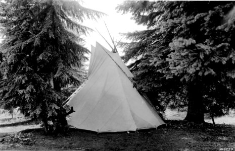 385223 Teepee, Surprise Lakes, Columbia NF, 1937