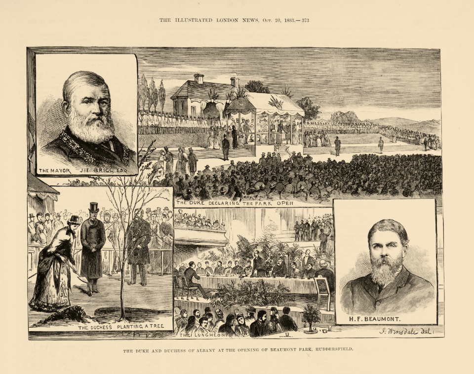 The Royal Visit to Huddersfield (1883)