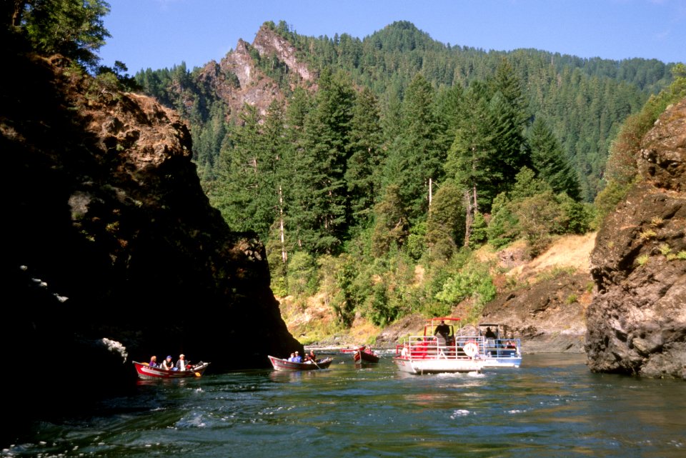 Jet Boat and Dory Boats, Rogue River Wild & Scenic River, Rogue River-Siskiyou National Fores
