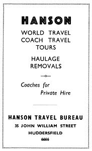 Hanson Travel Bureau