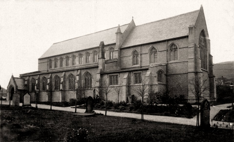 undated photograph of Marsden Parish Church