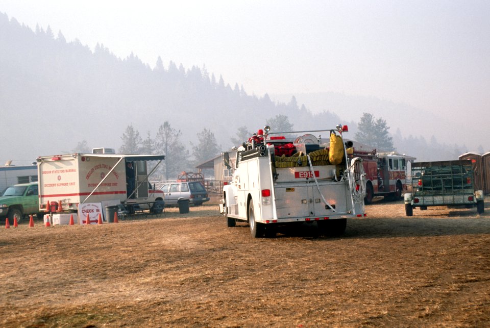 423 Ochoco National Forest Hash Rock Fire camp photo