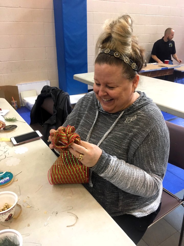 First Capitol Christmas Tree ornament making event in Sweet Home on January 20, 2018 17