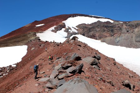South Sister Trail (36), looking towards the summit, Three Sisters Wilderness on the Willamette National Forest photo