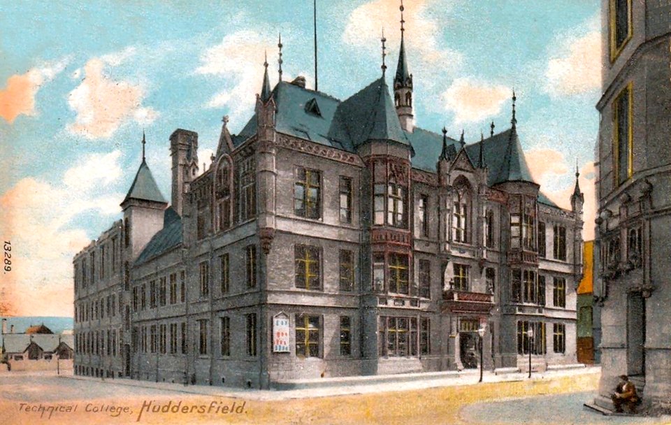 1906 postcard of Huddersfield Technical College