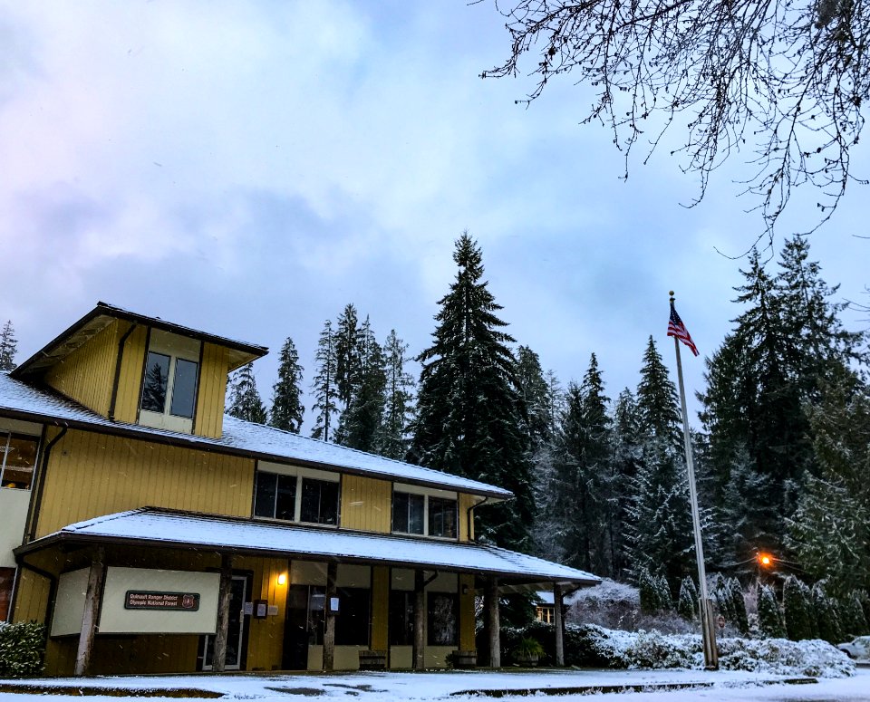 Quinault Ranger Station January 16 2020, US Forest Service photo.ary