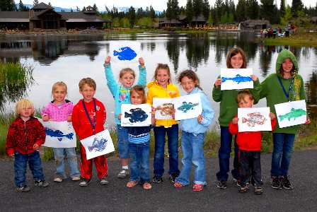 Free Fish Day Youth outdoor education Deschutes NF photo