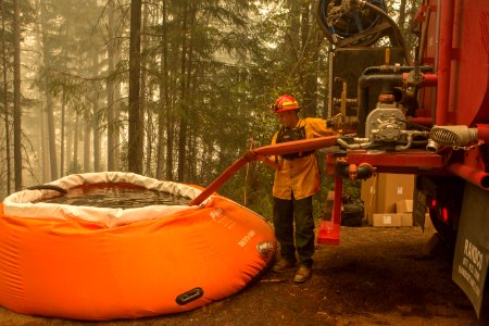 Firefighter, Umpqua National Forest Fires, 2017