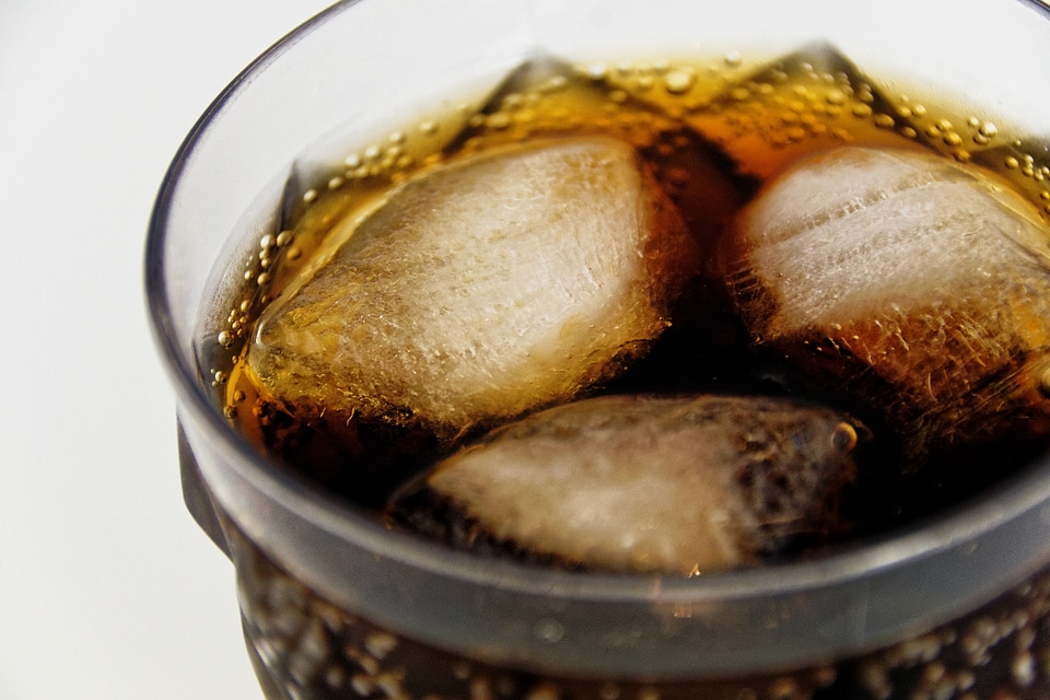 Sparkling ice ice cubes