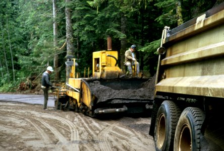 Mt Hood National Forest, paving trail head Lost Creek trail.jpg photo