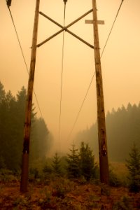 Smoke from Umpqua National Forest Fires, 2017