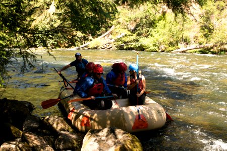 River recreation on the "Wild and Scenic" north Umpqua River