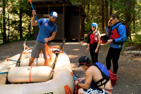 River recreation on the "Wild and Scenic" north Umpqua River