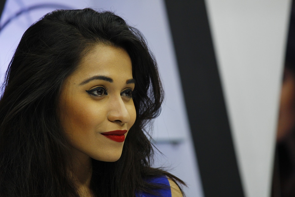 Gorgeous girl indian model open hair