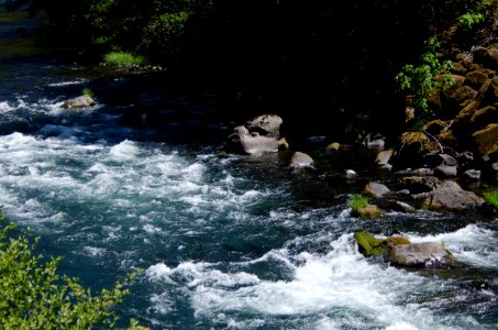 River recreation on the "Wild and Scenic" north Umpqua River photo