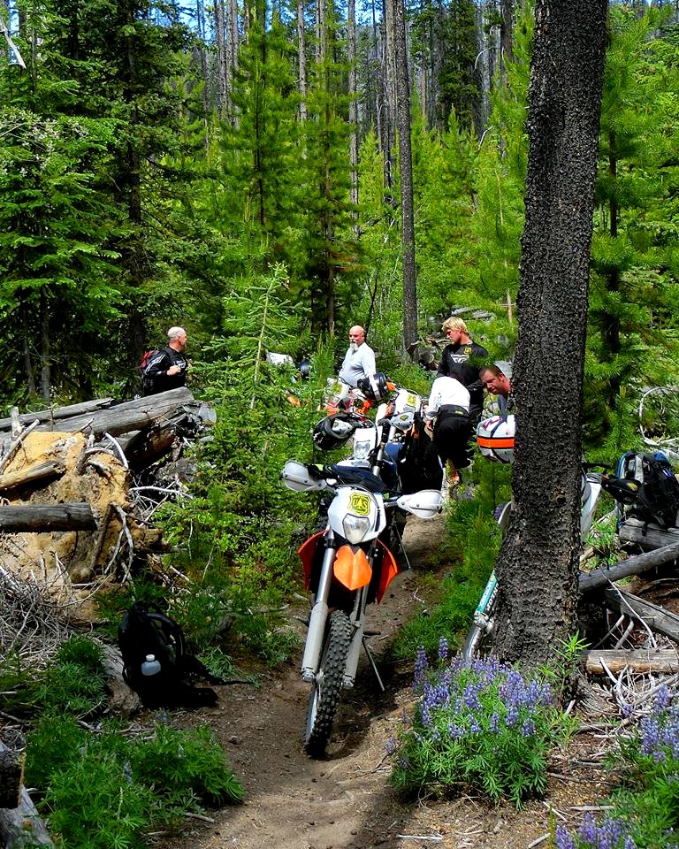 Motorcycle-FS TrailCrewPhotoInTheWoods-Devils BackboneBig Hill CabinArea-OkaWenNFbyMasonSchuurUSFS-June28-2016