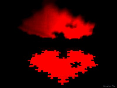 Mi corazón es como un puzle.. y tu eres la pieza que lo completa