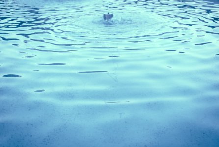 Water in a fountain