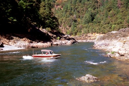 Forest Service patrol boat, Rogue River Wild & Scenic River, Rogue River-Siskiyou National Forest photo