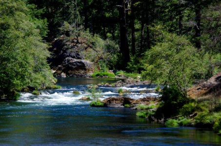 River recreation on the "Wild and Scenic" north Umpqua River photo